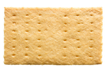 Cracker isolated on white background.clipping path.