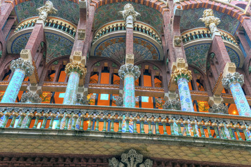 Palace of Catalan Music, Barcelona, Catalonia, Spain