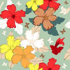 Seamless floral pattern