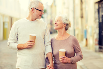 senior couple on city street - Powered by Adobe