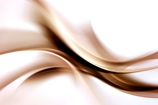 Abstract Brown Waves Background © SidorArt