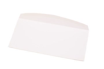 Blank envelopes isolated on white