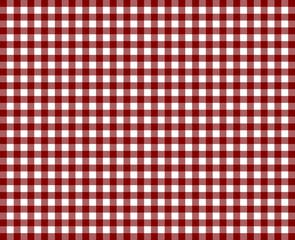 Kariertes rustikales Tischdeckenmuster rot weiß