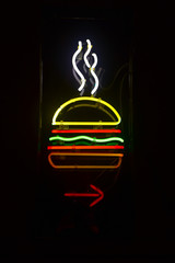 Hamburger Restaurant Sign