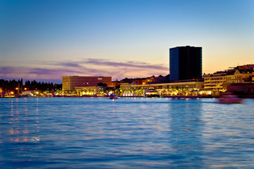 West coast of Split evening view