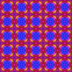 Abstract fluorescent colorful geometrical texture or background made seamless