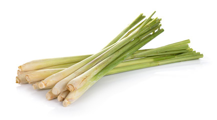 lemon grass on white background