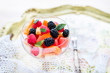 fresh fruits and berries