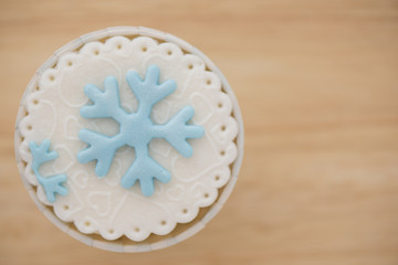 Snow Flake Cupcake