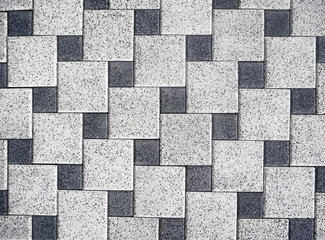 Mosaik aus Waschbetonplatten - mosaic from washed-out concrete