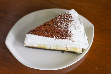 banana chocolate cheesecake
