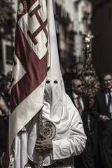 Nazareno de la hermandad de la cena, semana santa en Sevilla