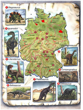Dinosaurierfunde in Deutschland