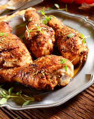 Chicken legs with thyme