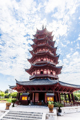 Fototapeta premium tempel in suzhou