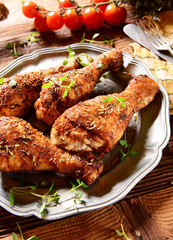 Chicken legs with thyme
