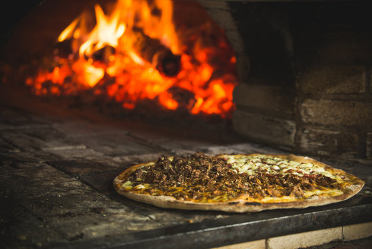 Pizza no forno