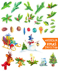 Christmas decoration elements