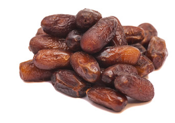Dates isolated on white background