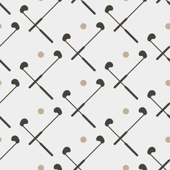 Golf clubs and ball seamless