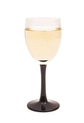 Glass of champagne, isolated on white