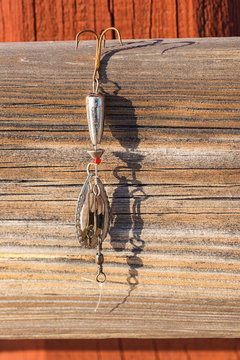 Old Fishing Lure In Evening Light