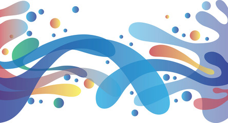 Colorful abstract template