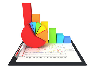 business graph and chart