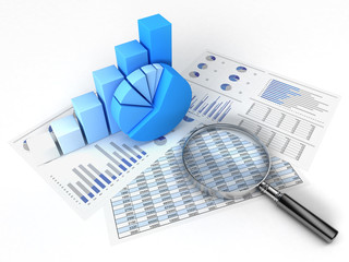 business graph and chart