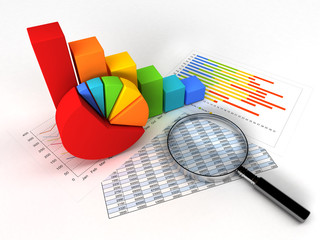 business graph and chart