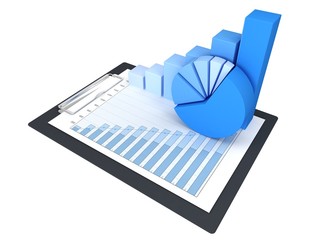 business graph and chart
