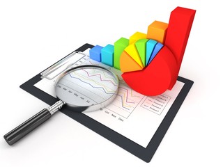 business graph and chart