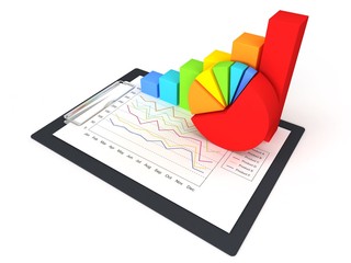 business graph and chart