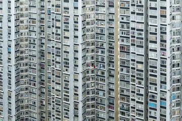 Fototapeta na wymiar Hong Kong residential housing
