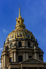 Obraz premium Les Invalides (National Residence of Invalids) in Paris, France.