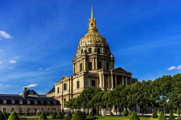 Les Invalides (National Residence of Invalids) in Paris, France.