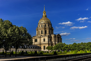 Fototapeta premium Les Invalides (National Residence of Invalids) in Paris, France.