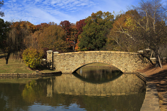 Freedom Park Bridge in Charlotte, North Carolina
