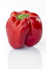 red pepper with reflection