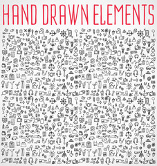 Obraz premium Hand drawn vector illustration