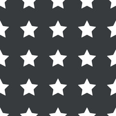 Straight black star pattern