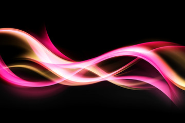 Abstract Bright Waves Background