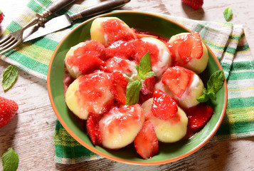 Traditional homemade dumplings