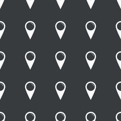 Straight black map marker pattern