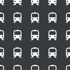 Straight black train pattern