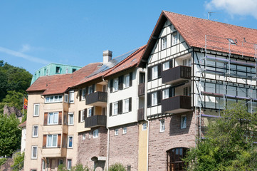 Fototapeta na wymiar Häuser im Schwarzwald