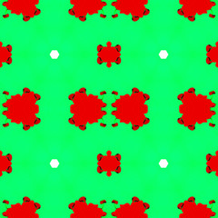 Abstract kaleidoscopic pattern.