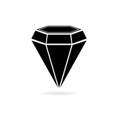 diamond jewel black vector