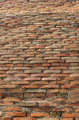 red brick grunge wall background
