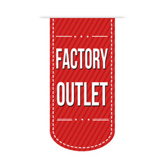 Factory outlet banner design